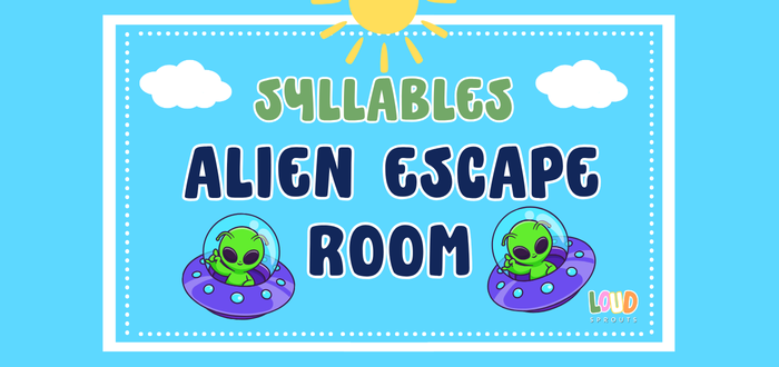 Learning Syllables in Outer Space: Alien Escape Room